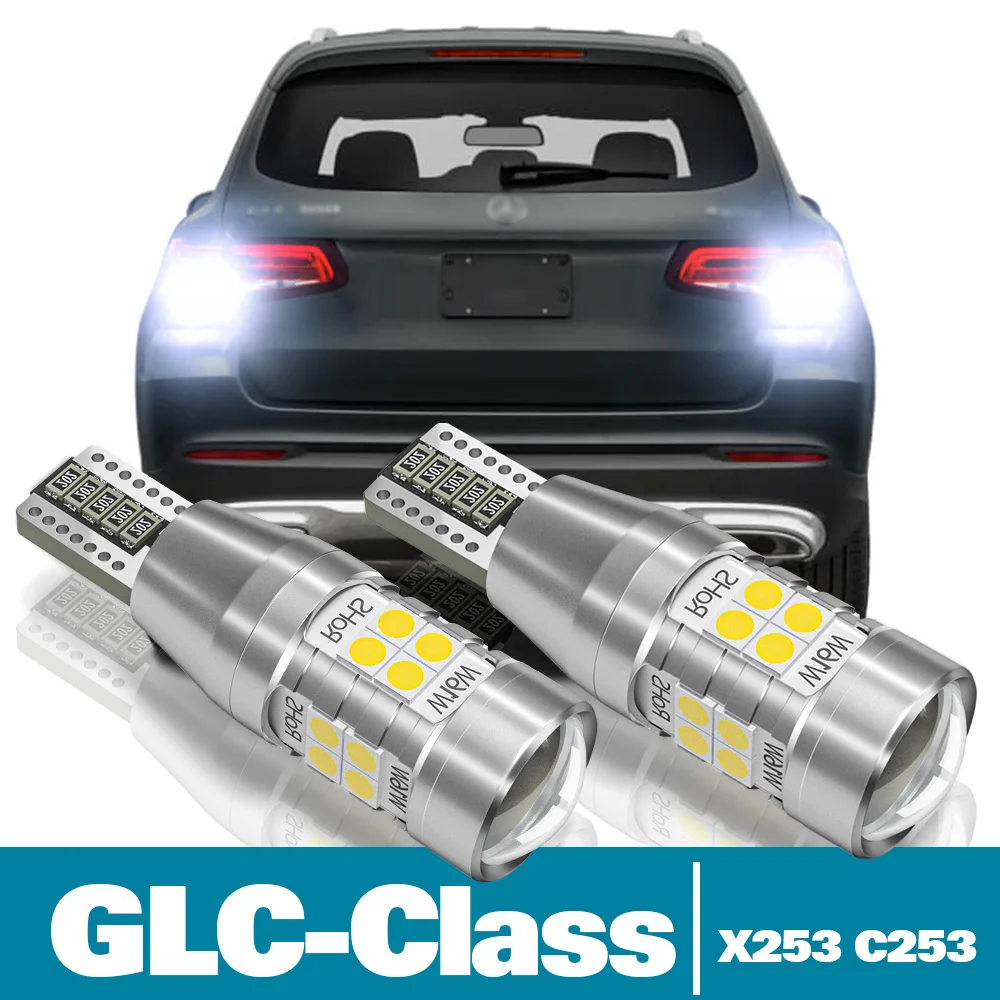 

2pcs LED Reverse Light For Mercedes Benz GLC Class X253 C253 Accessories 2015 2016 2017 2018 2019 Backup Back up Lamp