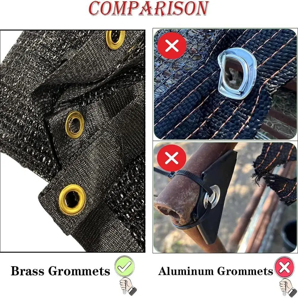 UV-Resistant 12x24 Ft Garden Shade Cloth for Plant Protection and Greenhouse Use