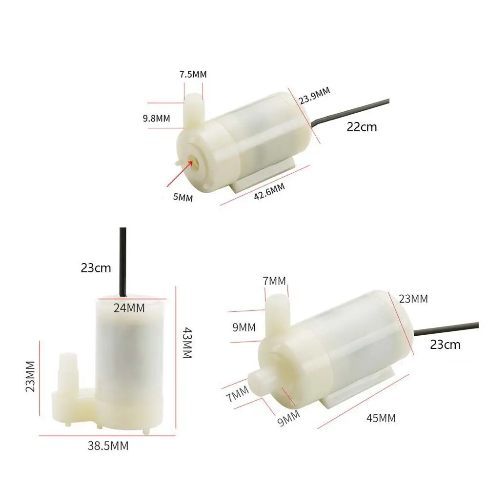 and Amphibious Craft Fountain Water Cycle Hydroponic Water Pump Brushless Motor Pump Submersible Pump Fish Tank Fountain