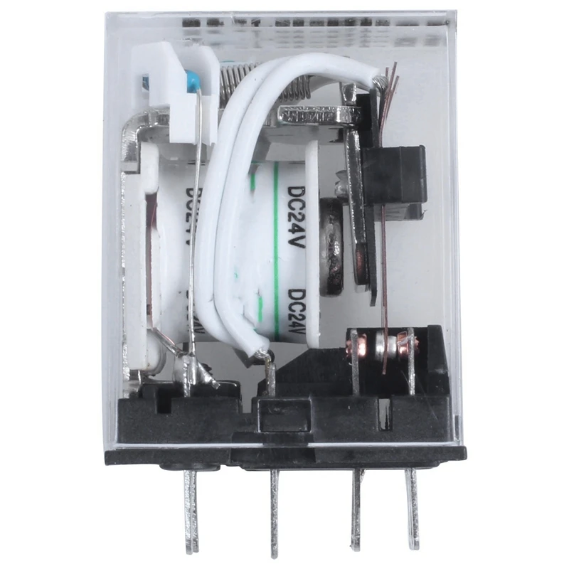 2X DC 24V ขดลวดโวลต์4PDT 14ขารีเลย์แม่เหล็กไฟฟ้ารีเลย์ HH54P