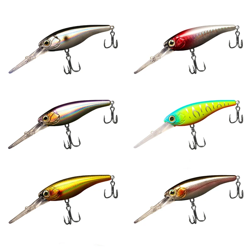 Señuelo Crankbait Wobbler Minnow para lubina y lucio en agua salada - imagen 2