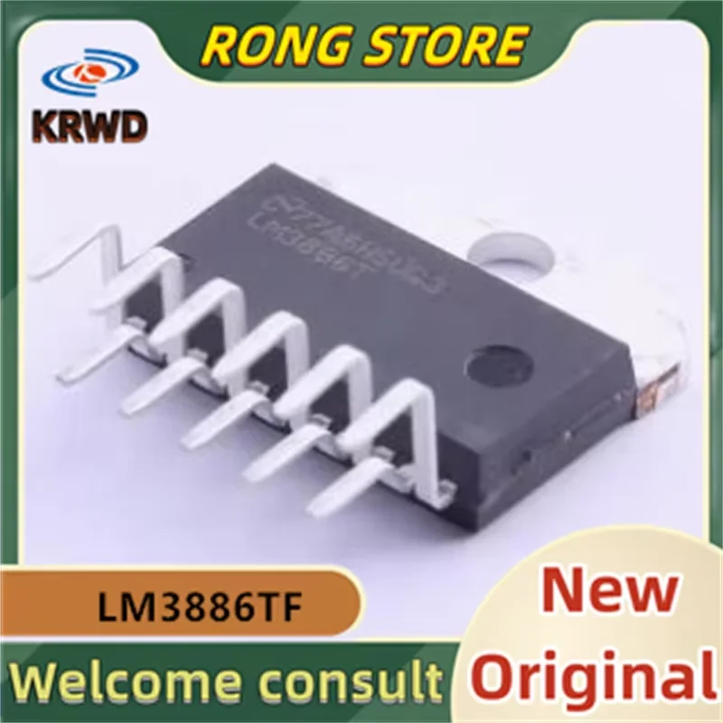 (5PCS)  LM3886T New and Original Chip IC LM3886TF/NOPB LM3886TF LM3886 ZIP-11