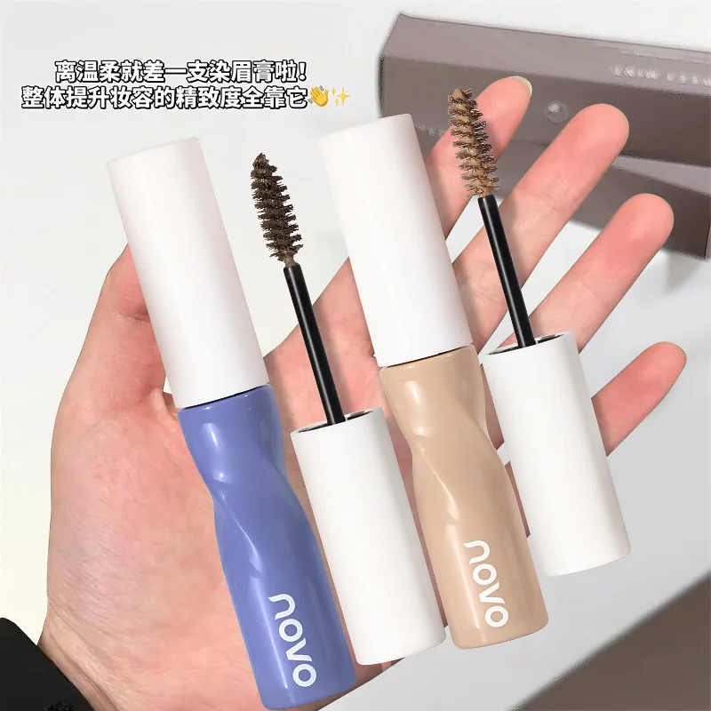 3 Colors Eyebrow Dyeing Cream Setting Eyebrow Gel Waterproof Long Lasting Eyebrow Enhancer Cream Natural Mascara Tint Makeup