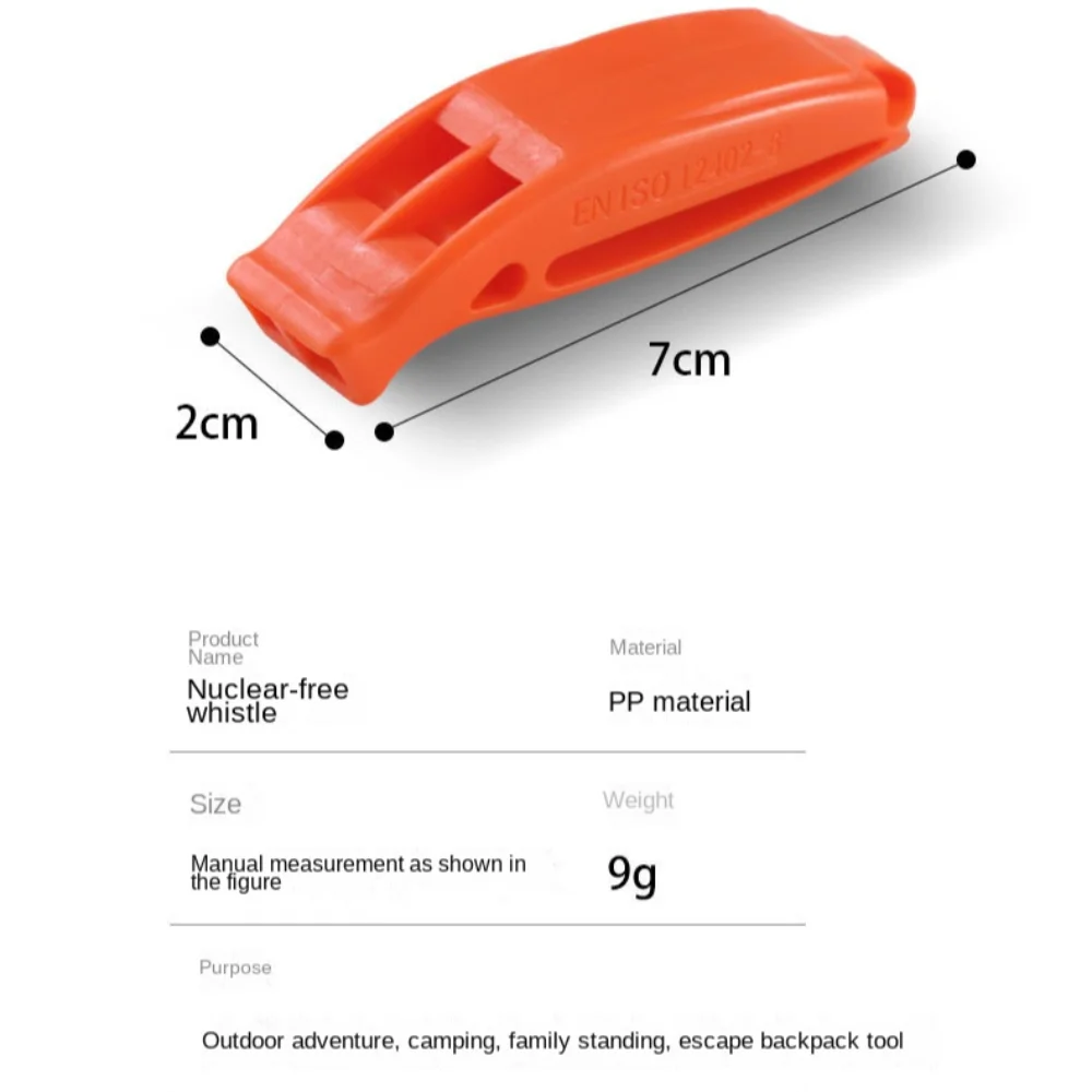 High Quality Dolphin Sound Outdoor Survival Whistle 4 Colors Camping Hiking Whistle Rescue Emergency Whistle Outdoor Tool