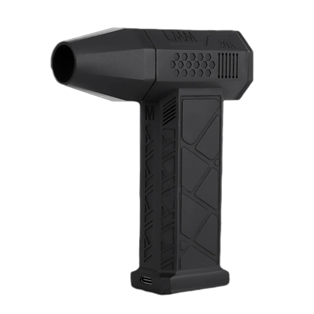 

High-speed Turbo 130,000 Rpm Brushless Violent Fan Handheld Rechargeable Outdoor Powerful Dusting Hair Dryer 150*80*30 Mm