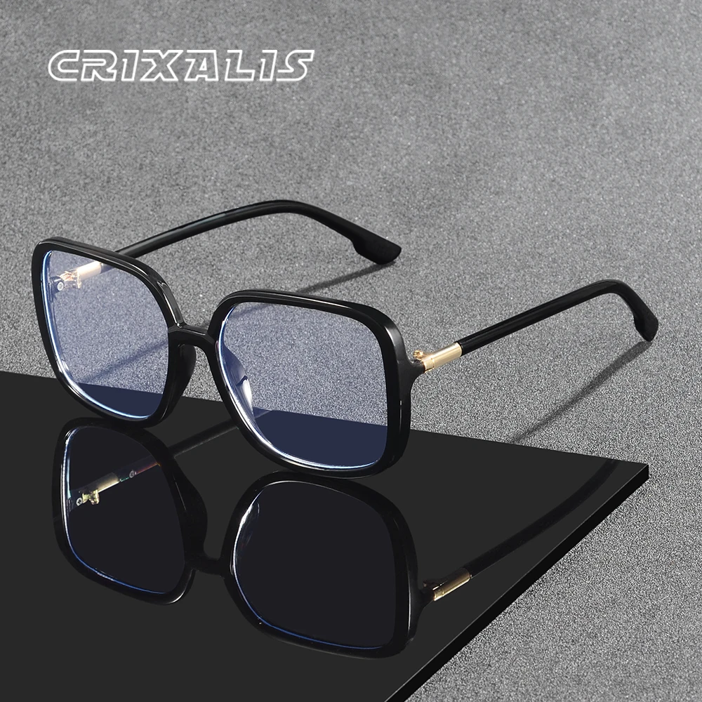 CRIXALIS Anti-Blaulicht-Brille für Damen, Vintage-Vollrahmenbrille für den Einsatz an digitalen Bildschirmen, Büroarbeit und Alltagskomfortbrille