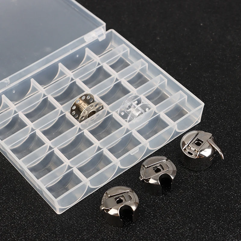 Sewing Machine Bobbin Case Stainless Steel Metal Bobbins For Singer Brother All Front Loading 15 Class Sewing Machines Accessor