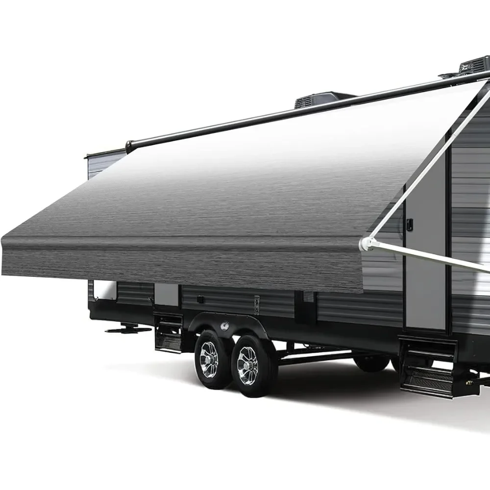 

Awnings 16.2oz Heavy-Duty Weatherproof Vinyl Camper Awning Replacement Universal Outdoor Canopy For RV Awning