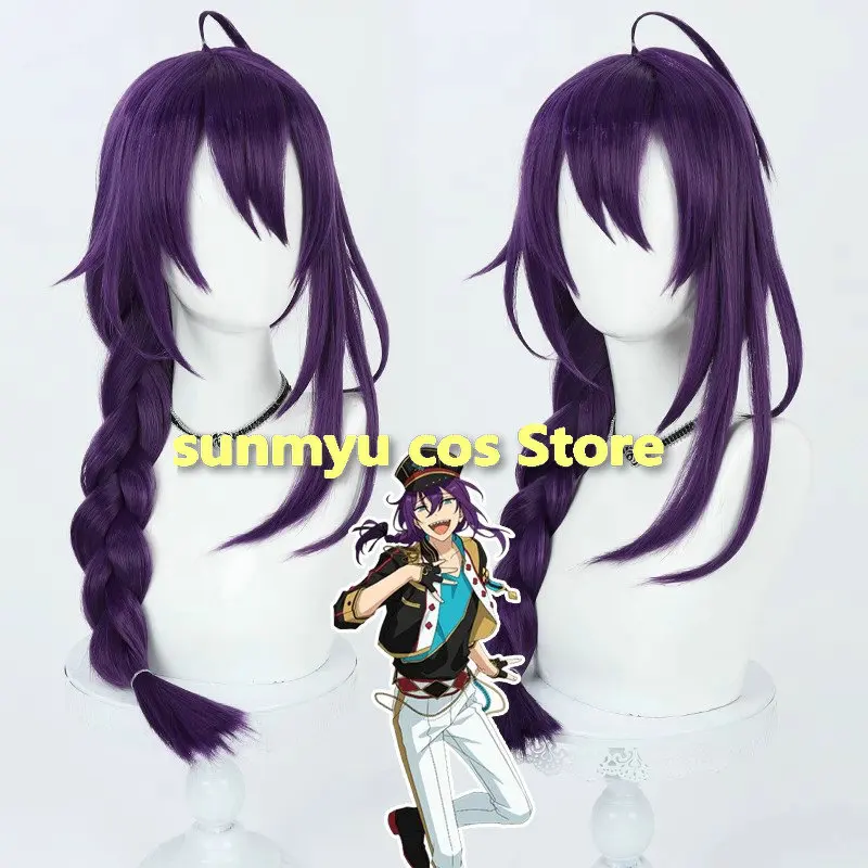 

Ансамбль звезд Ayase Mayoi Косплей Парик Фиолетовые плетеные волосы