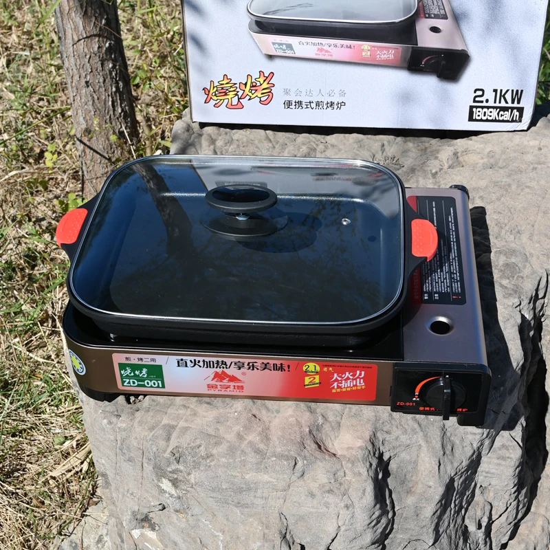 

Hot Selling Portable Stove Wholesale Camping Gas Stove Good Quality Camping Butane Gas Cooking Frying Oven Pan