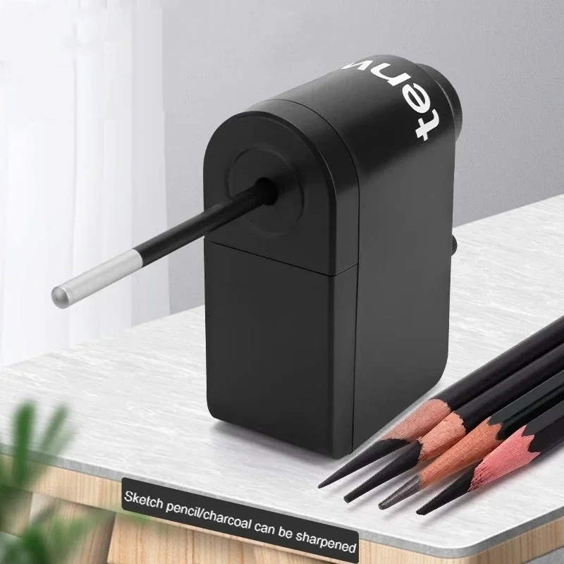 Artists Long Point Pencil Sharpener Manual Adjustable for Art Charcoal/Drawing/Sketching Pencil Cutter Back to School Stationery