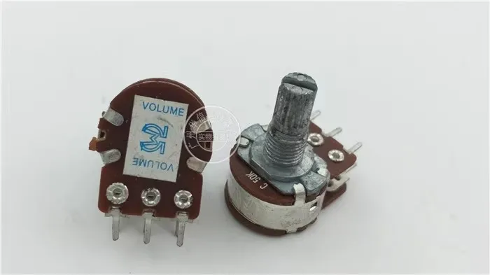 148 type dual potentiometer C50K with stepper handle length 15MM flower