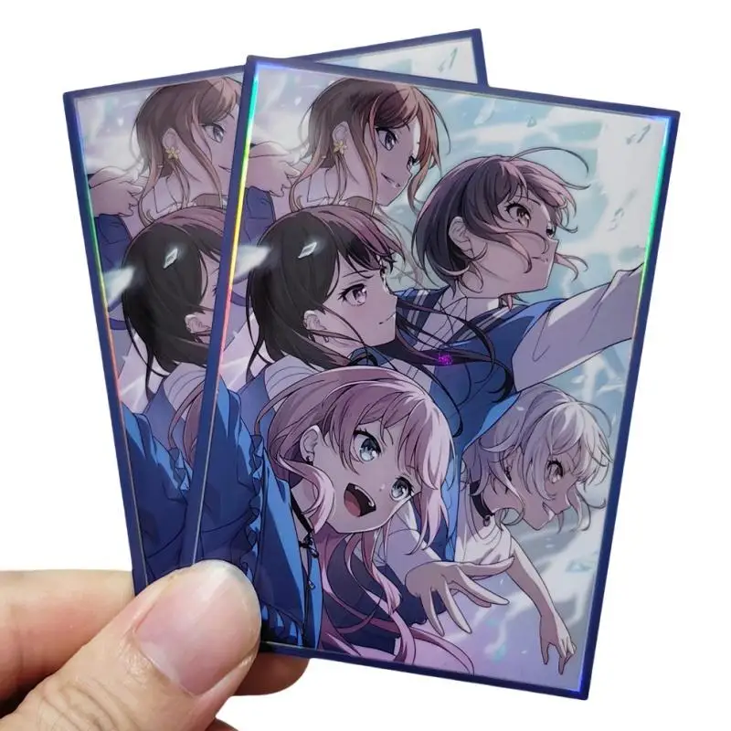 50Pcs/set Acg Laser Card Sleeve Bang Dream! It's Mygo 63X90Mm Anime Game Characters Card Protective Cover Diy Toys Gift