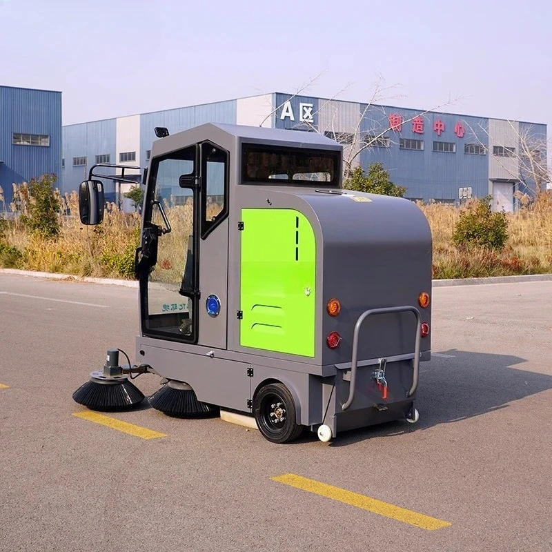 

YG Customized High Pressure Road Sweeper Truck Street Sweepering Machine Ride On Electric Wash Cart Cleaning Park Sweeper