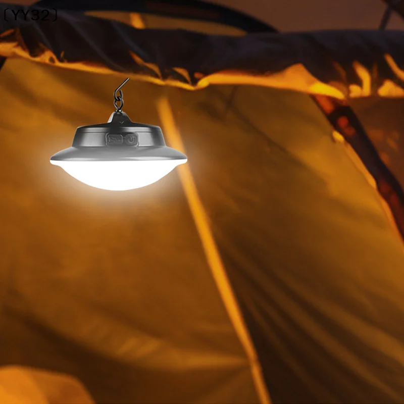 

Портативный кемпинговый фонарь с крючком, перезаряжаемый, для экстренного освещения, водонепроницаемый, для палатки〔YY32〕