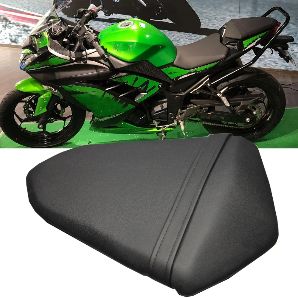 Motorcycle Rear Passenger Pillion Seat Cushion Pad For Kawasaki Ninja 300 R 300R Z300 EX300 EX300R EX300A 2013-2016 17 2018 2019