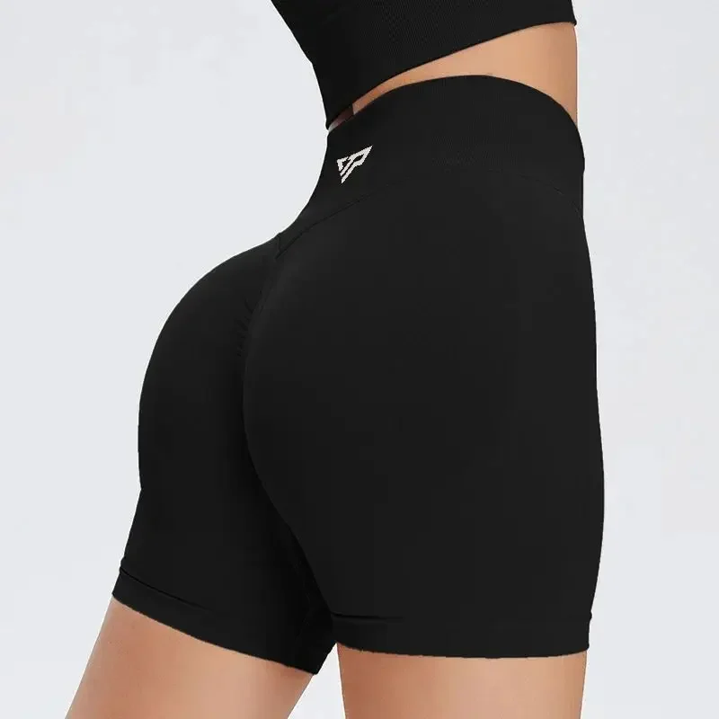 

Women High Waist Yoga Short Workout Gym Short Scrunch Butt Booty Shorts Lift The Buttocks 2025 New Core Scrunch Seamless Shorts