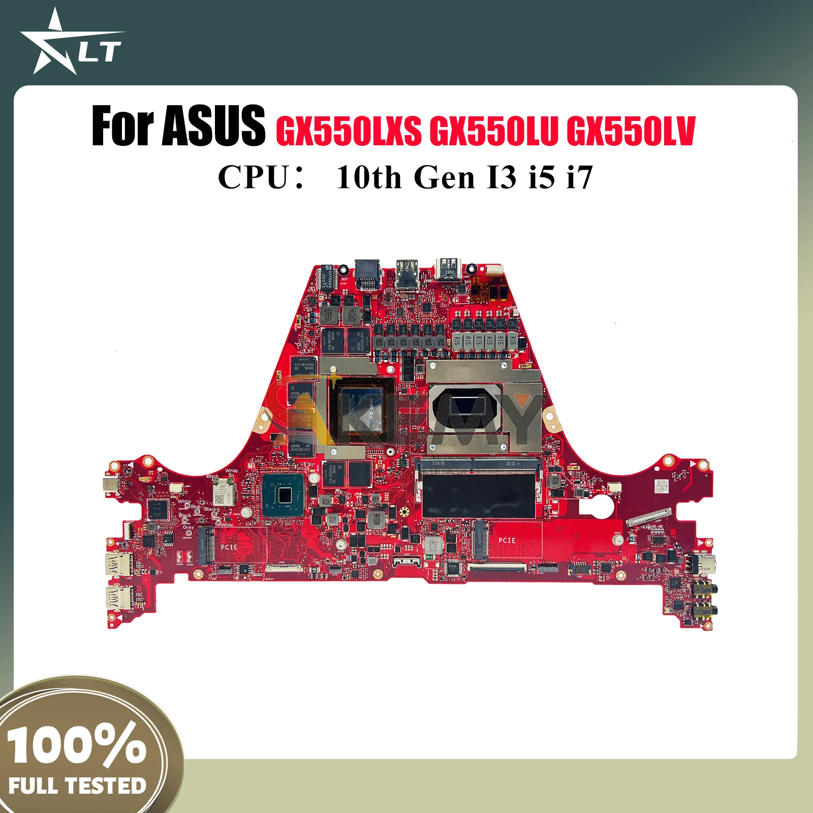 

GX550LXS Laptop Motherboard For ASUS ROG Zephyrus Duo GX550LXS GX550 GX550LW GX550LV GX550LU GX550LS Mainboard 10th Gen I3 i5 i7