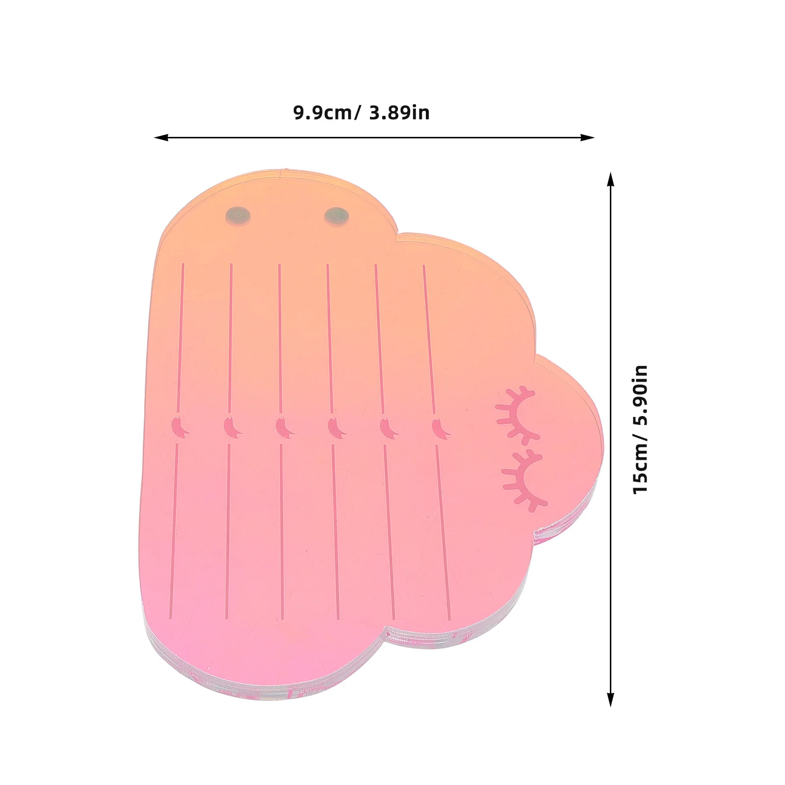 Paleta de extensión de pestañas en forma de nube acrílica, soporte magnético para pestañas, organizador de pestañas postizas, bandeja, accesorios para pestañas
