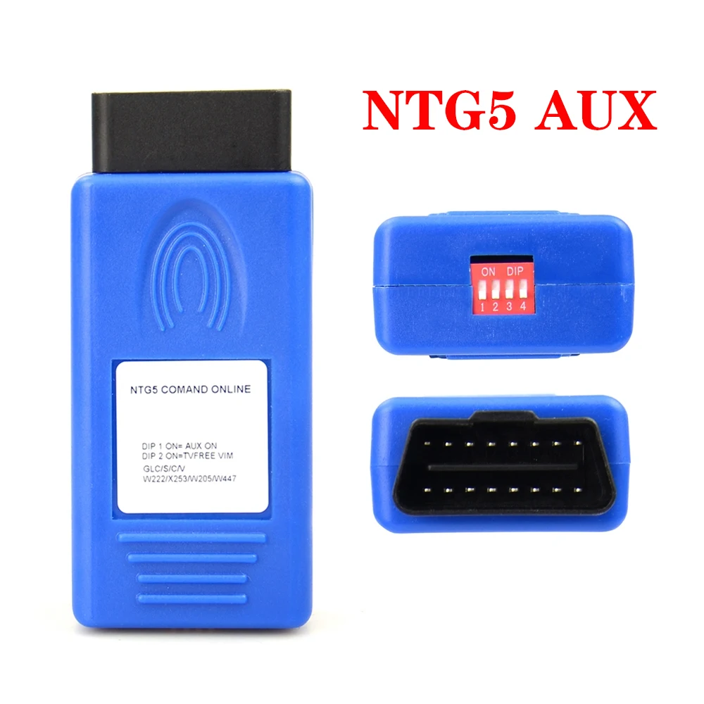 

NTG5 AUX For COMAND ONLINE NTG 5 OBD AUX & VIM IN Activator Activation Tools For MB C GLC S V CLASS W205 X253 W222 W447