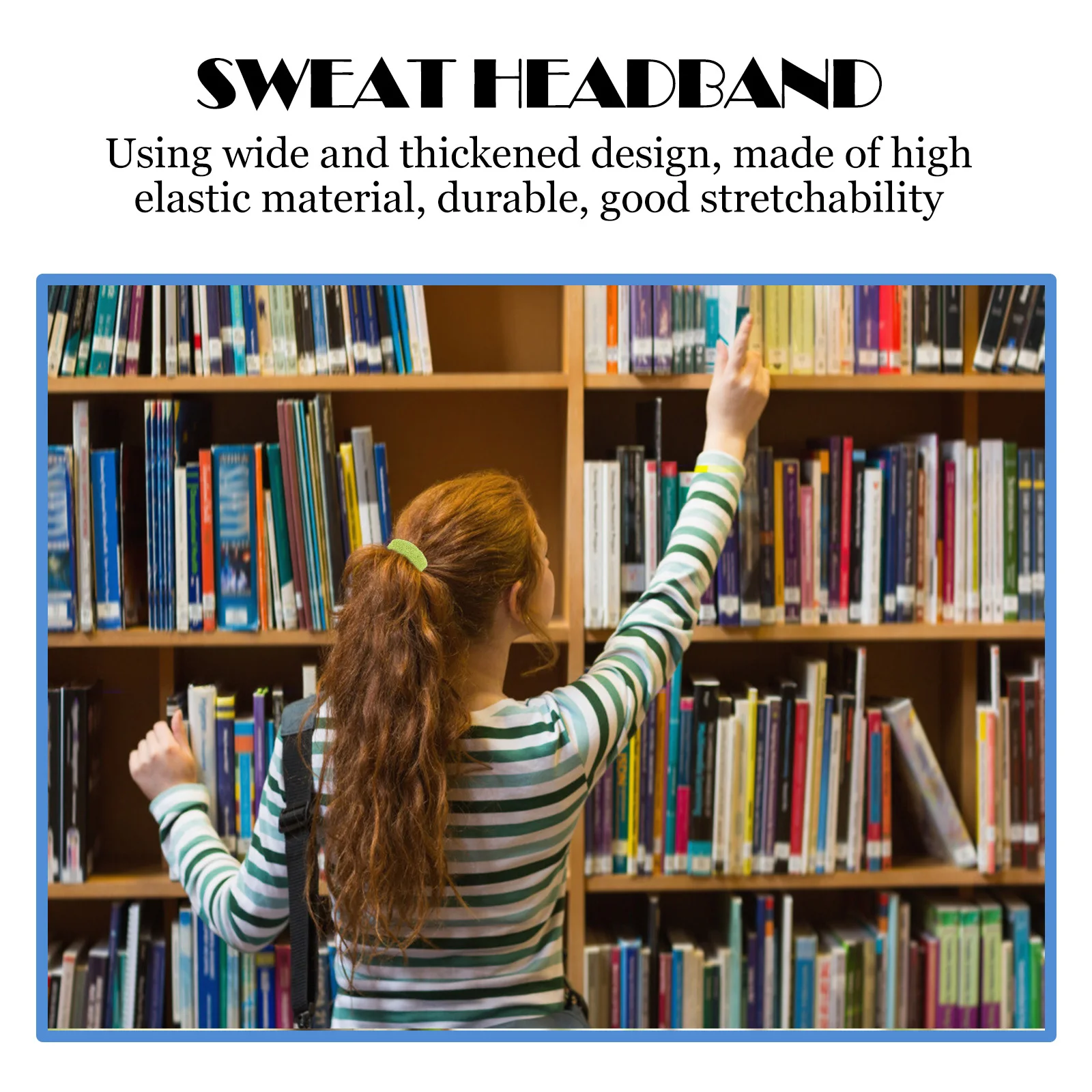 

24Pcs Flexible Sports Sweat Headband Thick Elastic Sweatband for Yoga Running Workout Exercise Sweat Band Flexible Headband