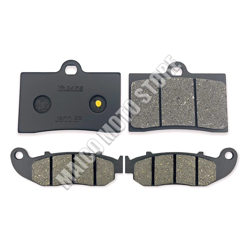 For Zhufeng Kayo Cobra 321R 321RR 321F ZF300 ZF300GS Motorcycle Front Rear Brake Pads Set