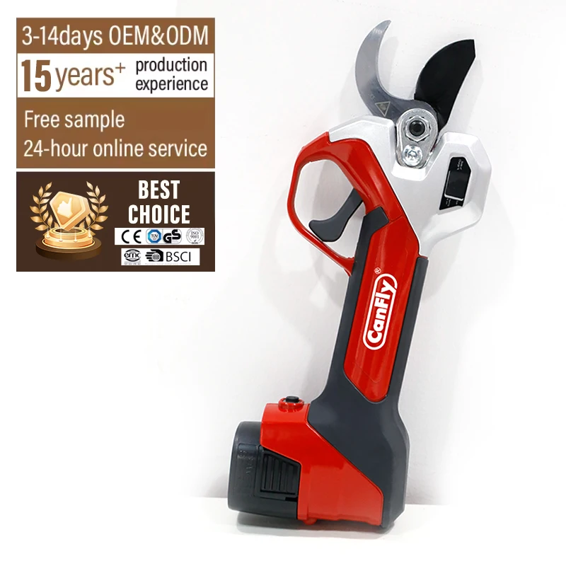 

Fast Delivery 16.8V Lithium Battery Garden Pruning Scissor Light Weight Portable Pruner Electric Cordless Pruning Shear Lithium