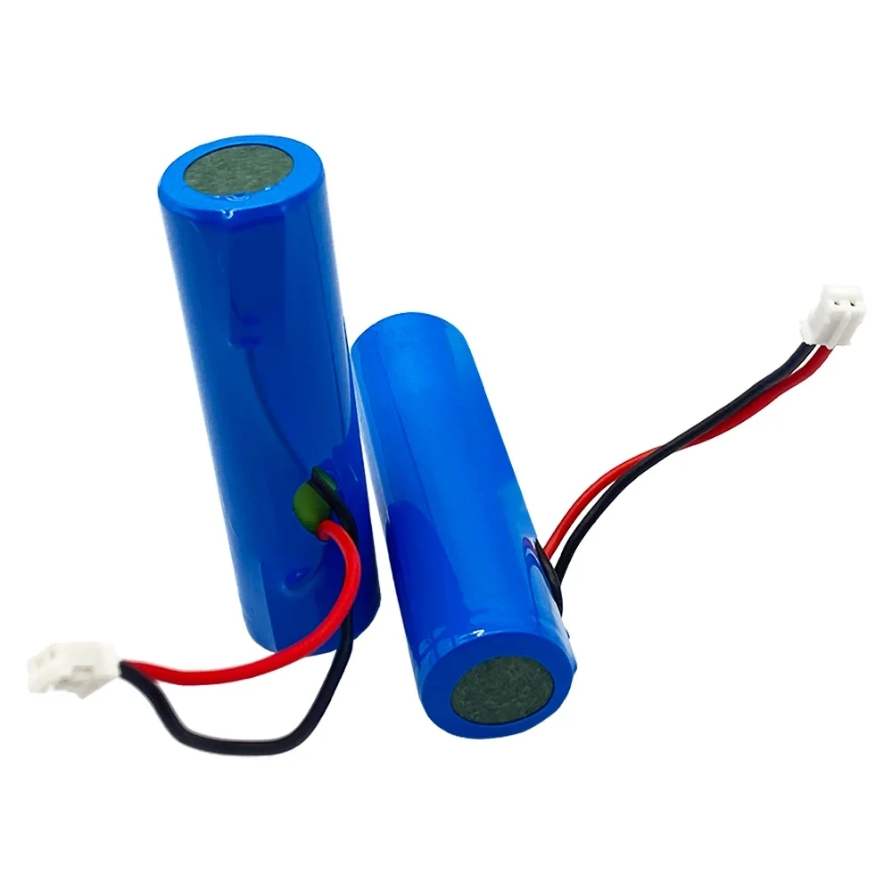 3.7V Li ion rechargeable battery 18650 battery with replacement socket DIY line for emergency lighting