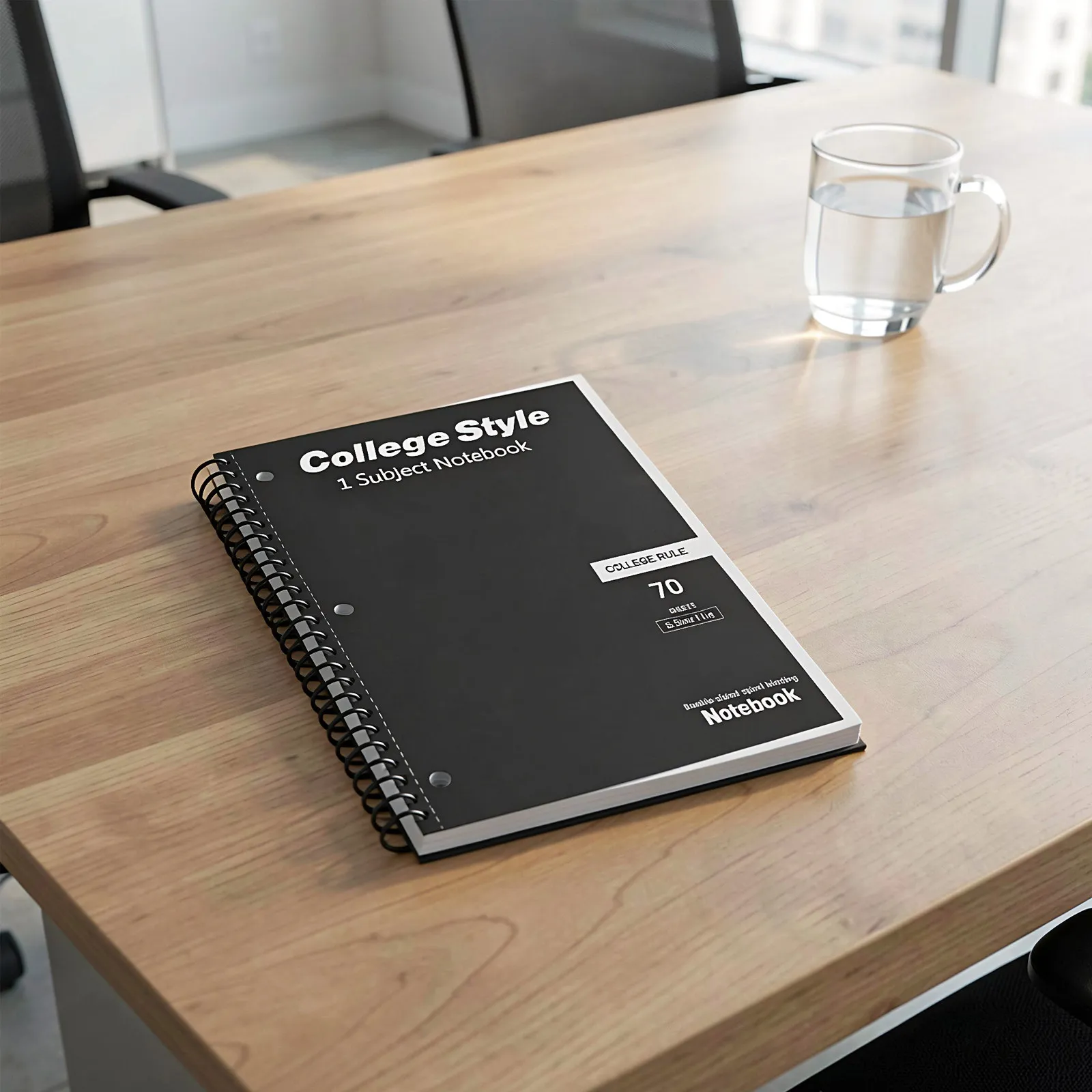 A4 Spiral Notebook College Ruled 70‑Sheet Student Writing Pad Subject Notebook for High College Note Taking Homework Study