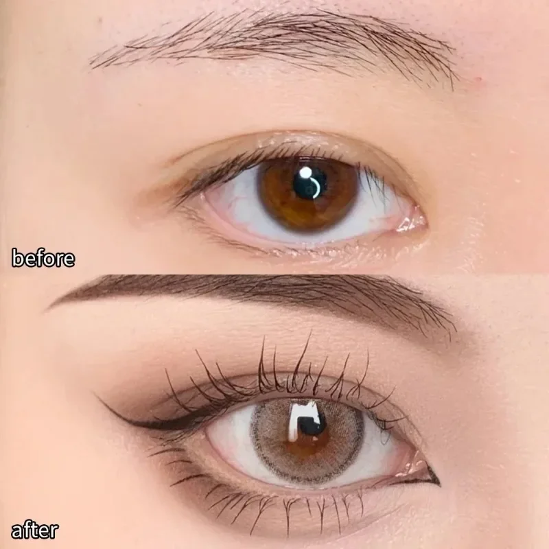 Wodoodporny makijaż płynny Eyeliner Ultra-fine szybkoschnący leżący jedwabnik dolny Eyeliner ołówek naturalne matowe rzęsy kosmetyczne