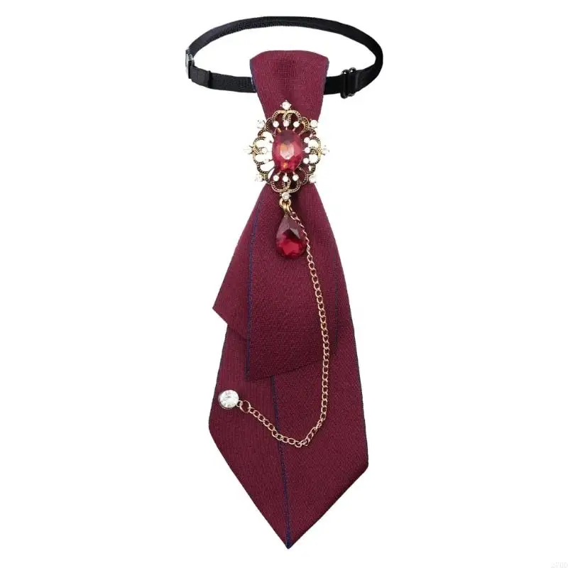 Polyester Adjustable Infant Bows Tie Elegance Pre Tied Convenience for Baby Girls Student on Multiple Occasions