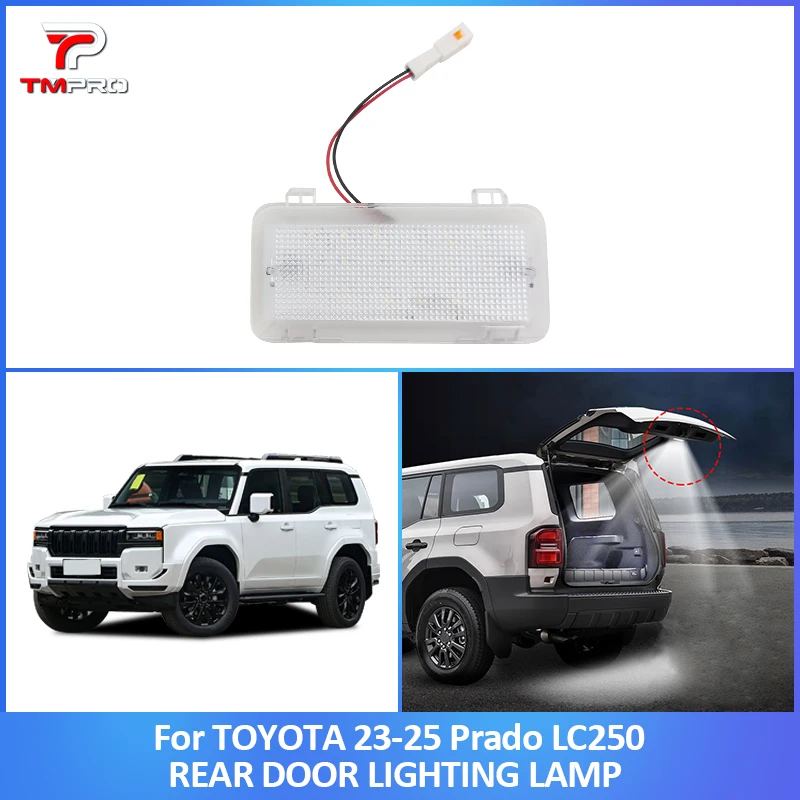 

For Toyota Land Cruiser Prado 250 J250 LC250 2024 Car LED Trunk Light Luggage Trunk Top Lamp Tailgate Lights Suitcase Tail Light