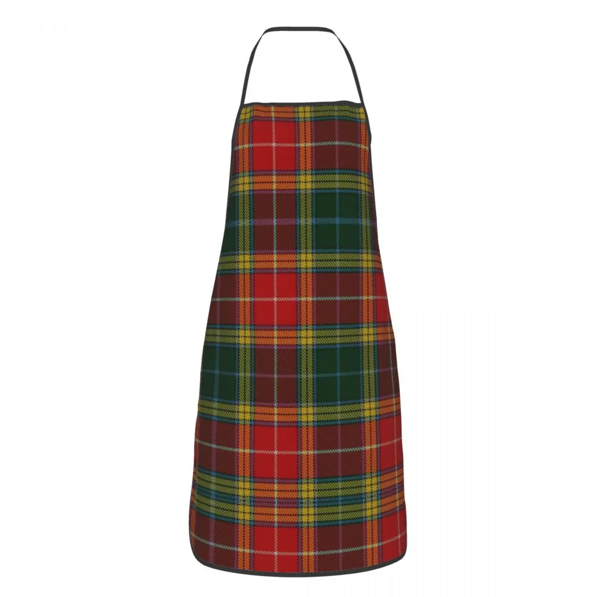 Scottish Clan Tartan Plaid Apron Women Men Unisex Bib Cooking Kitchen Tablier Cuisine Chef Painting