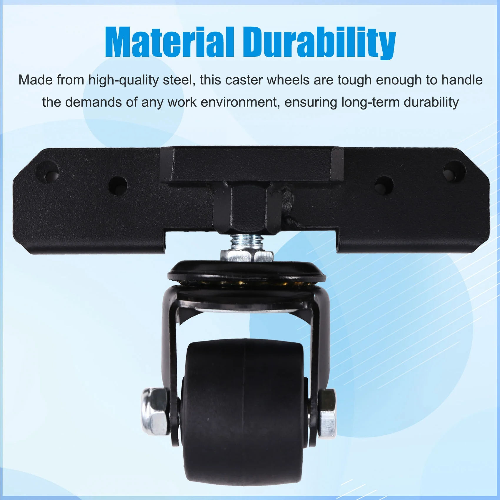 عجلات أمامية B50C لملحقات عجلة صندوق الأدوات المتدحرجة #5