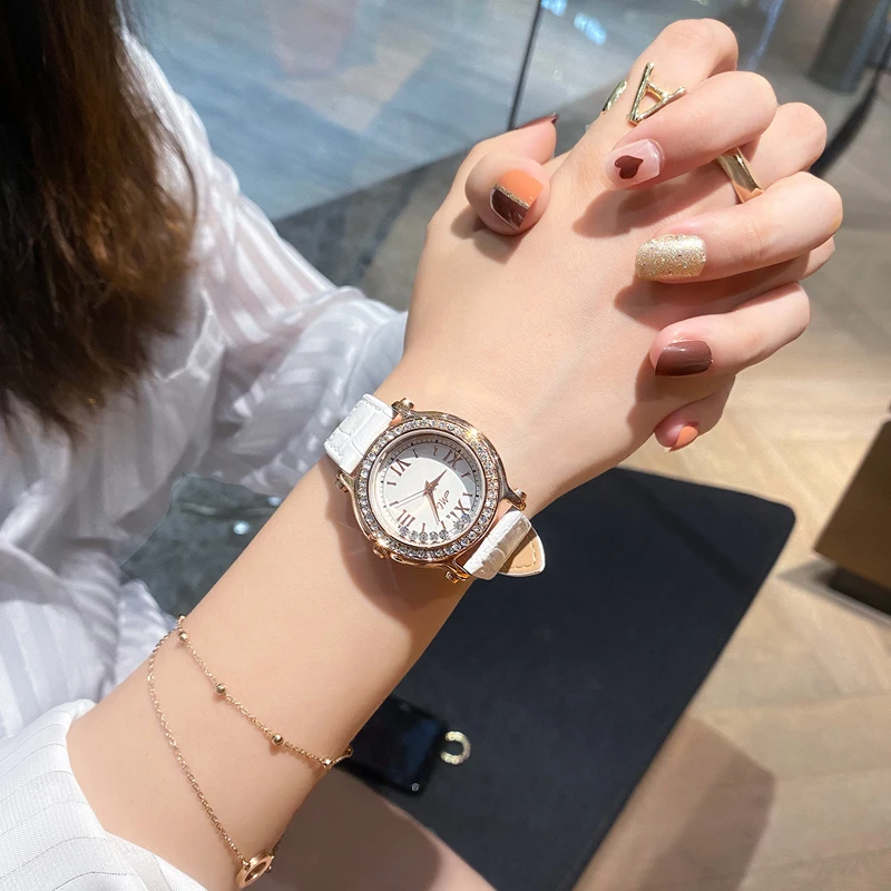 Luxury Brand Fashion Casual Woman Watch Quartz Diamonds Wristwatches Elegant Ladies Gift Offers Reloj Mujer