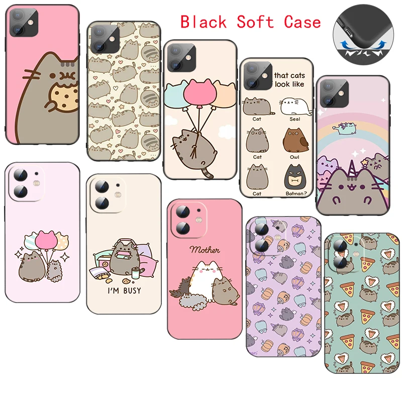 CR8 Anime Pusheens Comics Cat Soft Silicone Case for Xiaomi Mi F1 9T Pro A1 5X A2 Lite A3 CC9E 10T Pro 11T  12Pro 12X Caver