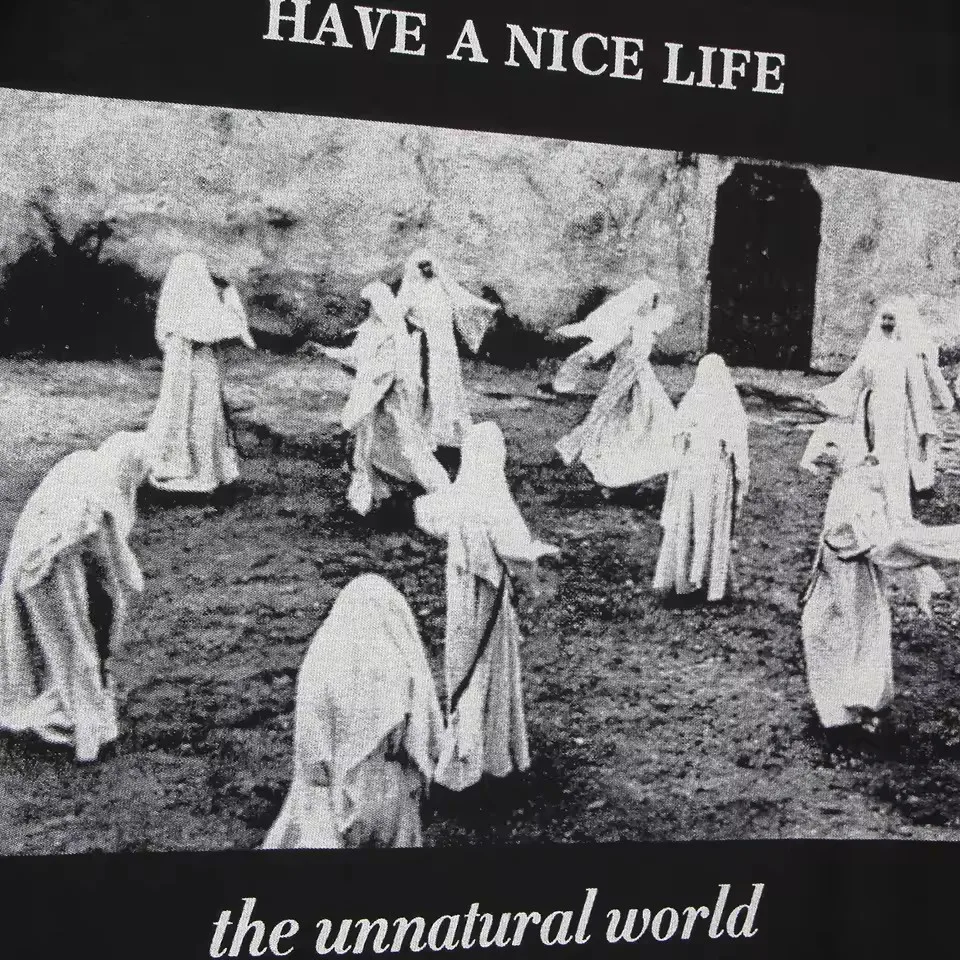 Hab ein schönes Leben ‎ T-Shirt The Unnatural World Shoegaze Goth Rock Band Black Emperor Baumwolle Kurzarm Y2k Herrenmode Shirts – Detail 8
