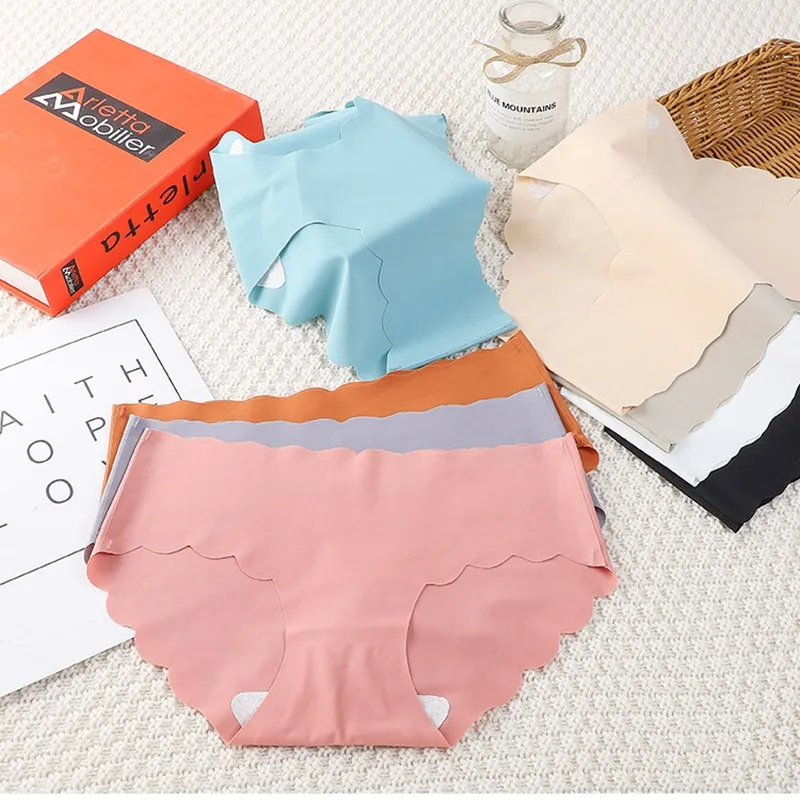 Silklike soft touch for women's plush swab cotton Hyumgyun bottom panties PN0007