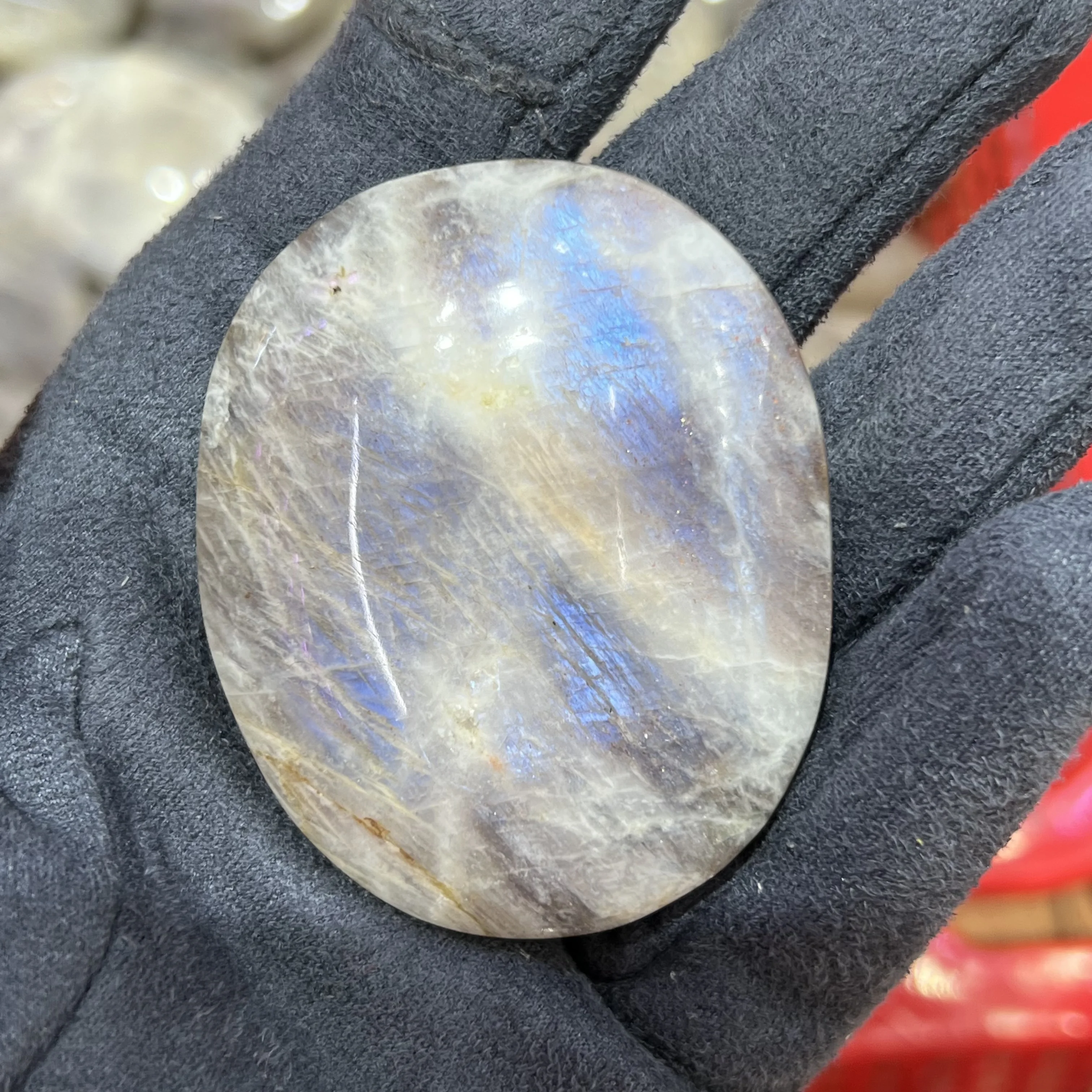 Natral Beautiful Yellow Moonlight Crystal Moonstone Labradorite Crystal Chakra Healing Home Decoration