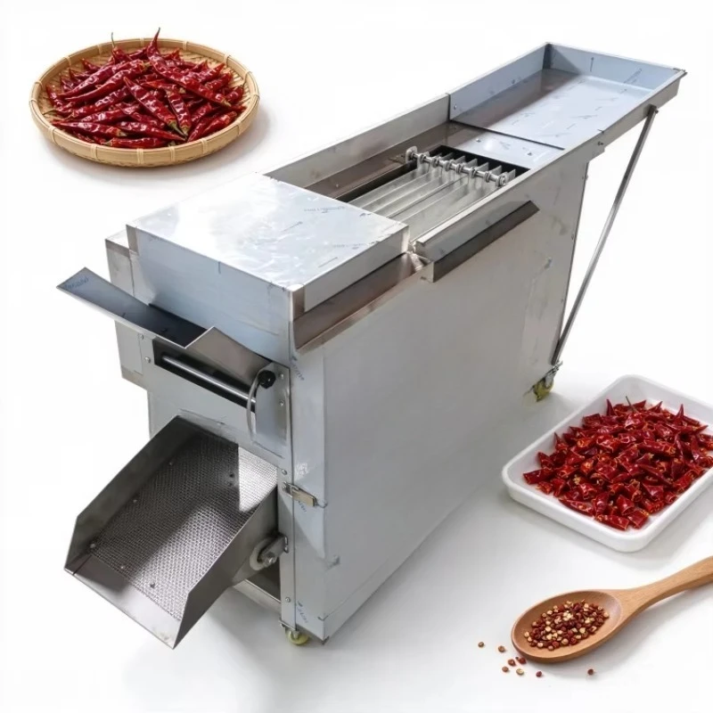 Multifunctional Chili Ring Cutting Machine 400-500kg/h Electric Vegetable Cutter Slicer Shredder for Sauce Factory