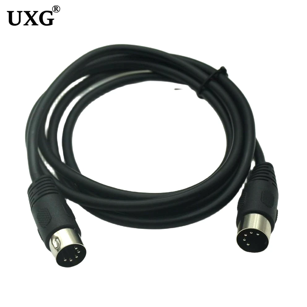 MIDI DIN 5PIN Male to Male MIDI 5 Pin Plug to 5 Pin DIN Audio Extension Male Cable Cord din-5pin M/M Cable Adapter 1m 1.5m 3M 5m