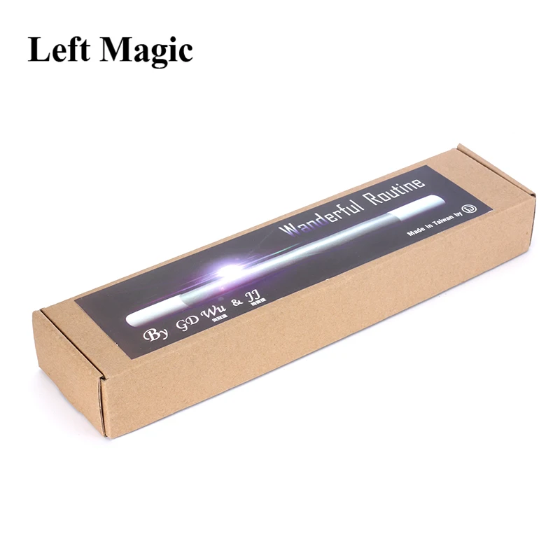 The Wanderful Routine door GD Wu & JJ Gimmick en DVD Podium Goocheltrucs Illusies Party Magic Show Klassieke Magia Goochelaar Wands