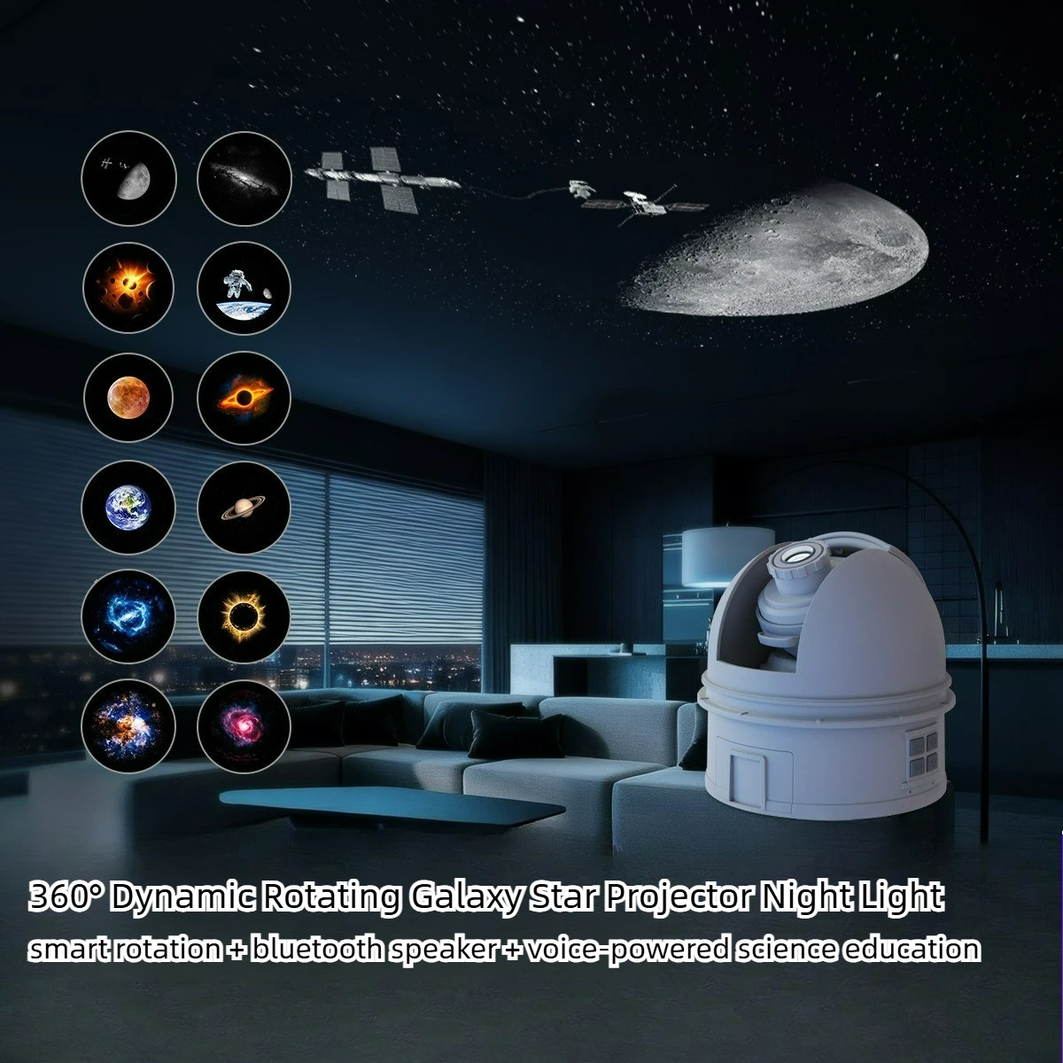 2026 Baru 360 °   Proyektor Ga - Kids Education Film ulasan dan harga