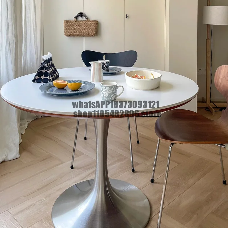 Designer Beautiful Dining Table French Modern Unusual Nordic Drinks Dining Table Entryway Newclassic Wood Muebles Home Furniture