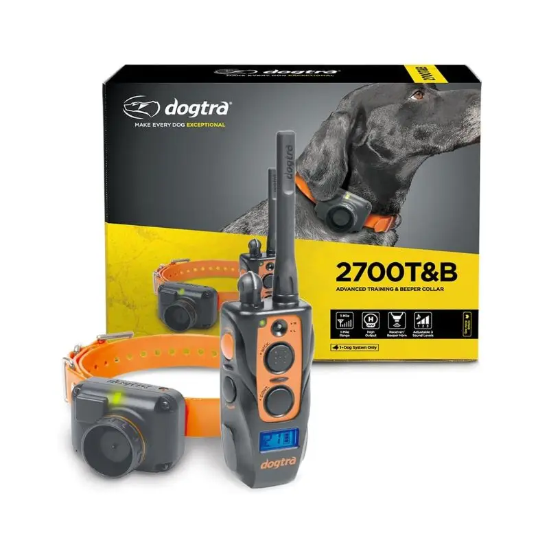 

Dogtra 1900 Дальний радиус действия, 1 миль, 1 тренировка собак и звуковой сигнал, дистанционный электронный воротник для дрессировки собак, пистолет для собак
