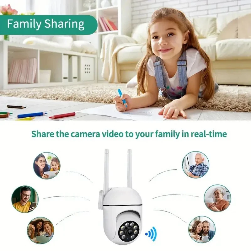 2.4G 1080P Cameras Wifi Video Surveillance Outdoor Security Protection Monitor Home 2.4G Wireless WIFI Smart Camera