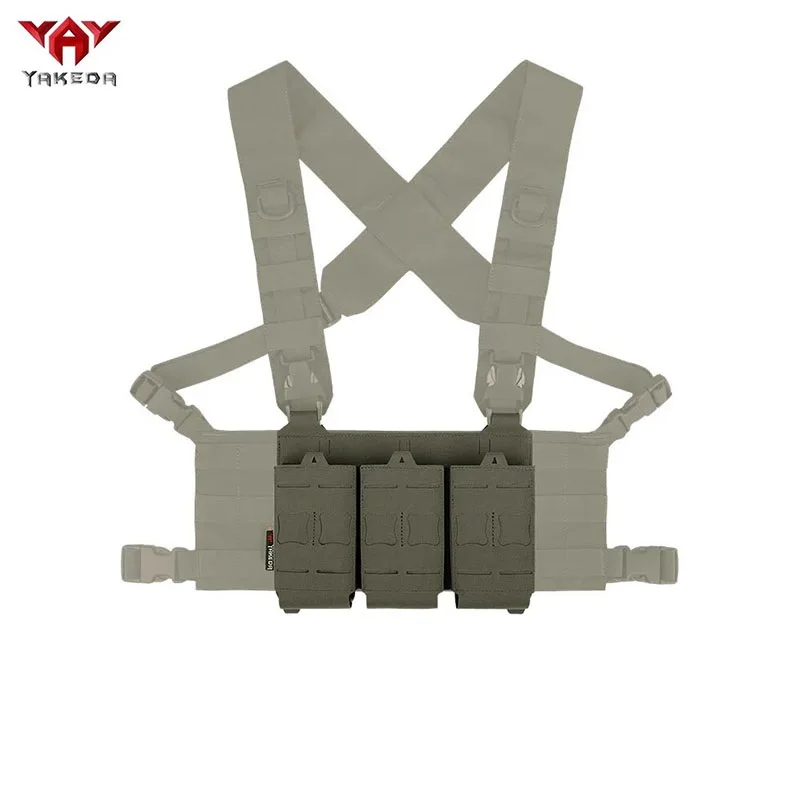 

YAKEDA Tactical Magazine Pouch Triple Molle Mag Pouch Airsoft AK 7,62/5,56 мм M4 Ar Винтовка Охотничьи аксессуары Кобура для магнитов