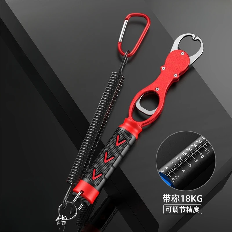 

1PCS Fishing Lip Gripper Fish Plier Hand GripPortable Aluminum Alloy Fishing GripHook Gripper Fish extractorWeighing Accessories