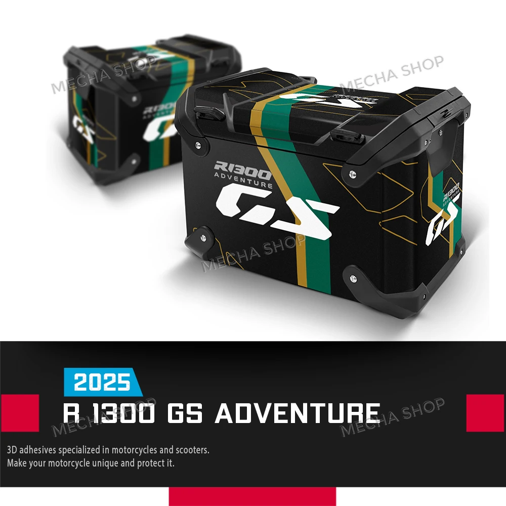 

For R1300GS Adventure Triple Black Racing Red 2025 Suitcase Sticker Kit Motorcycles Luggage Decal Protection