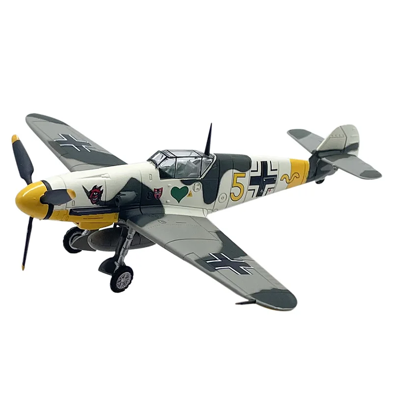 

Diecast 1:72 Scale German BF109F Fighter Original Finished Alloy Airplane Model Simulation Static Collectible Toy Gift